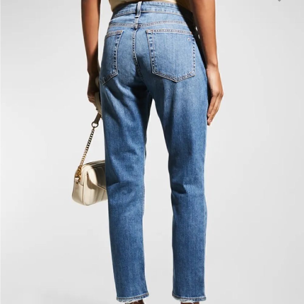 Rag& bone Dre Low-Rise Slim Boyfriend Ankle Jeans size 25 - Picture 3 of 16